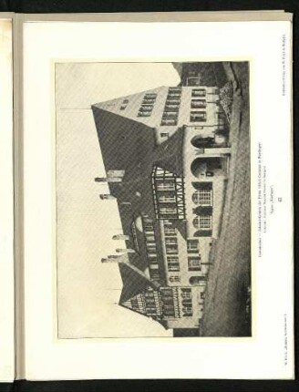 Gminderdorf - Arbeiter-Kolonie der Firma Ulrich Gminder in Reutlingen. Typus Kaufhaus. Ansicht.
