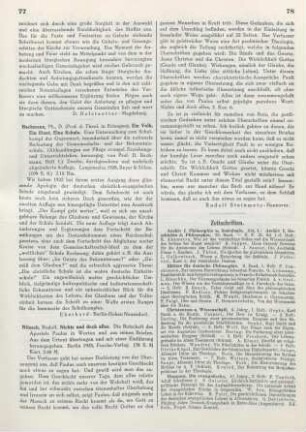 77-78 [Rezension] Paulus Apostel, Nichts und doch Alles!