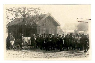 o.Nr.: Kriegsgefangene in Garching (mit Zensurvermerk 07.11.1915)