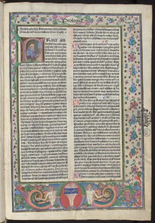 Biblia latina. Venedig, 1479 : Bogen 2ar (fol.1 recto) aus: Biblia latina. Venedig, 1479. Dresden: SLUB Ink.2876.2