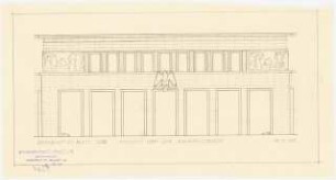 Verwaltungsgebäude der Sächsischen Bauernschaft, Dresden: Deckblatt zu Blatt 109, Ansicht von der Ammonstraße 1:100