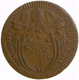 Münze, 2 Baiocchi, 1793 - 1794