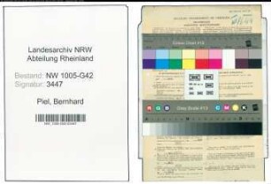 Entnazifizierung Bernhard Piel , geb. 14.06.1907 (Dreher)