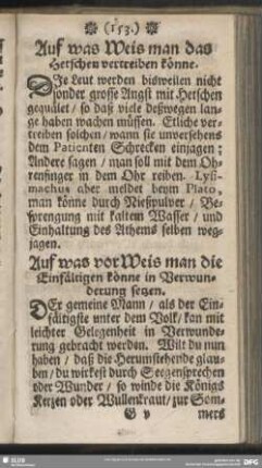 Auf was vor Weis man die Einfältigen könne in Verwunderung setzen