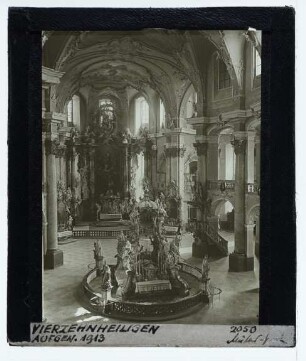 Bad Staffelstein, Wallfahrtskirche Vierzehnheiligen : Inneres