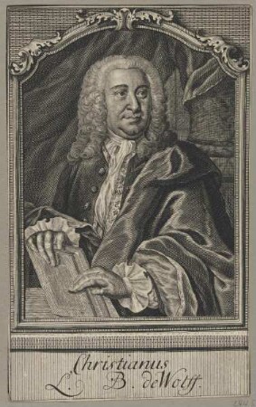 Bildnis des Christianus L. B. de Wolff