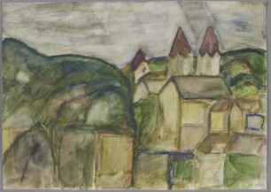 Stadtkirche und Häuser