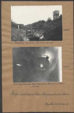 Grand Verly (Vadencourt): Provis. Wasserstation (Rigoli 15 cm u.d. Boden) 12.06.1917