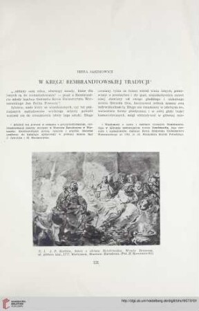 19: W kręgu rembrandtowskiej tradycji