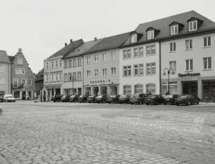 Neustadt in Sachsen, Markt : Neustadt in Sachsen. Markt. Westseite von Nordosten