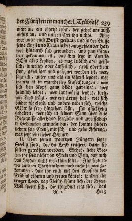 259-270, Von seinen traurigen Jüngern sagt...