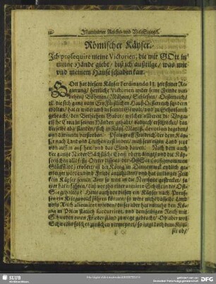 Römischer Käyser
