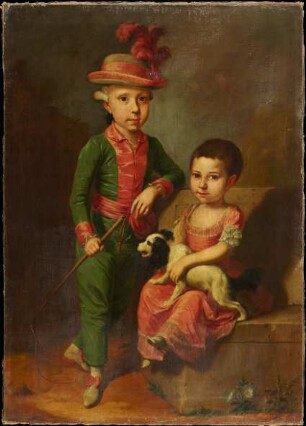Doppelbildnis des Johann Georg von Holzhausen (1771-1846) und seiner Schwester Henriette (1773-1834)