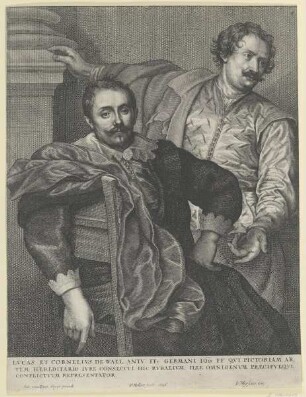Bildnis der Brüder Lvcas und Cornelivs de Wael