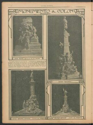 Monumento á Colon : (Bocetos)