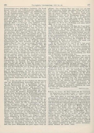 476-478 [Rezension] Bohne, Gerhard, Das Wort Gottes und der Unterricht. Zur Grundlegung einer evangelischen Pädagogik. 2., durchges. u. ergänzte Aufl