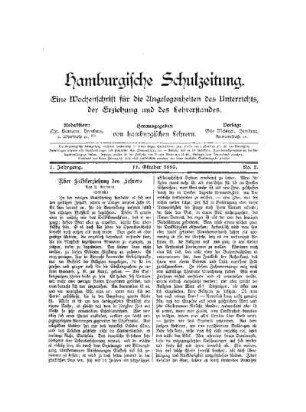 Über Selbsterziehung des Lehrers : (Schluß)