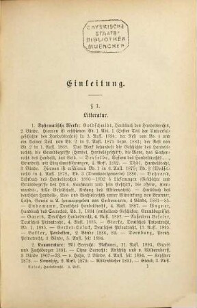 Lehrbuch des Handelsrechts