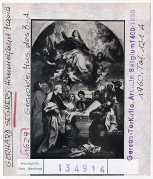 Gerard Seghers: Himmelfahrt Mariä. Grenoble, Musée des Beaux-Arts
