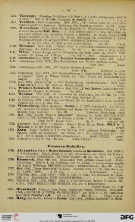 Personen-Medaillen (Nr. 1755-1788)