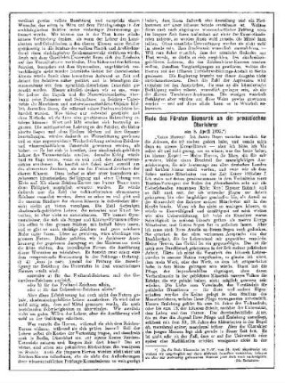 Rede des Fürsten Bismarck an die preussischen Oberlehrer : am 8. April 1895