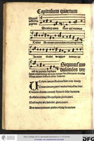Versum cantare studeas hinc octo tonorum / Quos cantant pueri multa dulcedine bini...