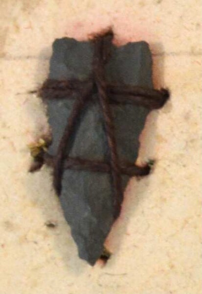 Stone arrowhead