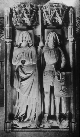Arnstadt, Liebfrauenkirche, Grabtumba Günther von Schwarzburg und Elisabeth von Hohnstein (gestorben 1368 bzw. 1381)