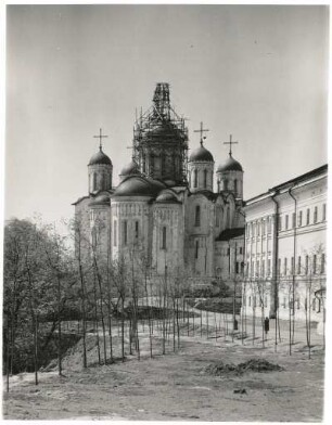 Wladimir, Russland. Mariä-Himmelfahrts-Kathedrale Uspenskij (1158-1160, 1185-1189), Apsiden