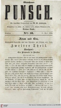 Nro. 16 (21. April 1850)