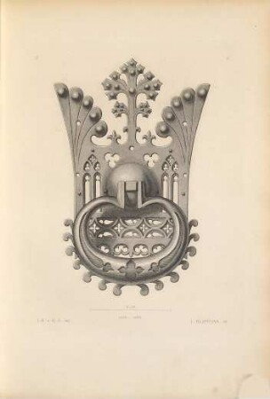 Eisenwerke oder Ornamentik der Schmiedekunst des Mittelalters und der Renaissance, Zweiter Band. fortgesetzt bis zum Jahre 1760