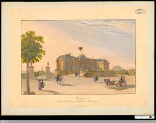 Monrepos, königliches Württemberg[isches]: Lustschloss bei Ludwigsburg
