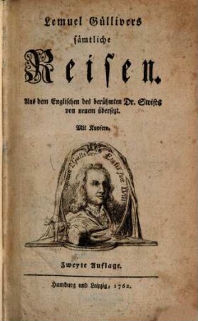 Lemuel Güllivers sämtliche Reisen : Mit Kupfern