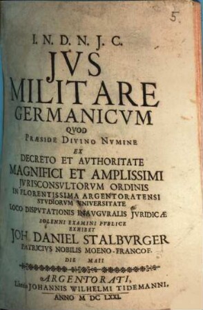 Ius militare Germanicum