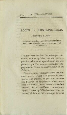 Seconde Partie.