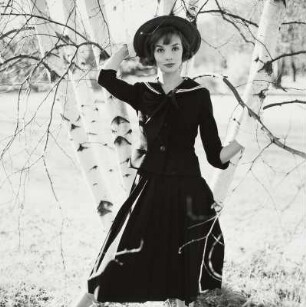 Modeaufnahme, Modell Iris Bianchi (Harper's Bazaar)
