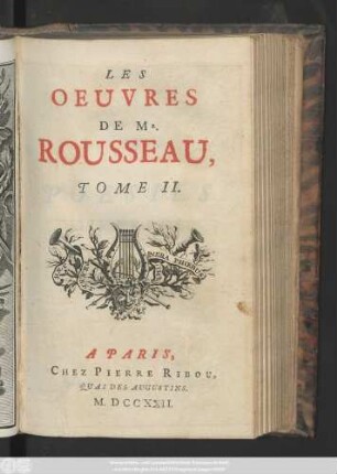 T. 2: Les Oeuvres De Mr. Rousseau