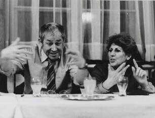 Erhard Geissler und Helga Hörz : Gespräch im Berliner "Club der Kulturschaffenden Johannes R. Becher"