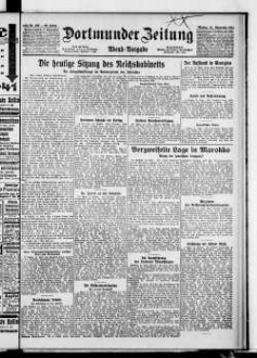 Dortmunder Zeitung. 1874-1939