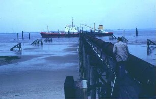 Spülgerüst am Pagensand/Elbe