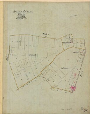 Gemeinde Lohausen Flur 1, Blatt 4