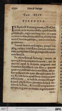 Caput XLIV: Virtutes