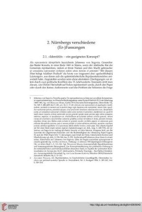 2.1. »Identität« - ein geeignetes Konzept?