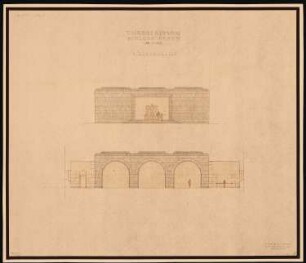 Schloss Posen, Posen Umbau: Eingangshalle 1:100