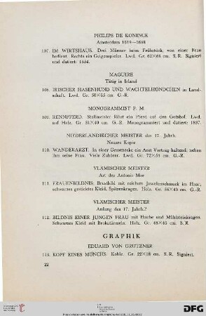 Graphik (Nr. 113-129)