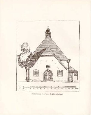 Vorschlag zu einer Turnhalle (Überarbeitung)