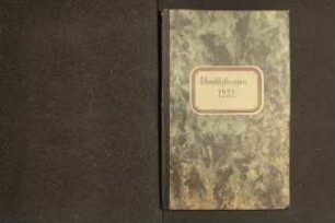 Namensverzeichnis Heiratsregister Lemgo 1921