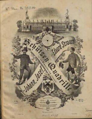 Schützen-Quadrille : für d. Pianoforte