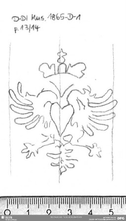W-Dl-449 Doppeladler (gekrönt) / "JGD"