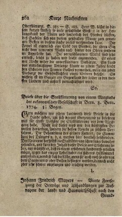 Beyträge und Abhandlungen zur Aufnahme der Land- und Hauswirthschaft nach den Grundsätzen der Naturlehre und der Erfahrung. Forts.4.